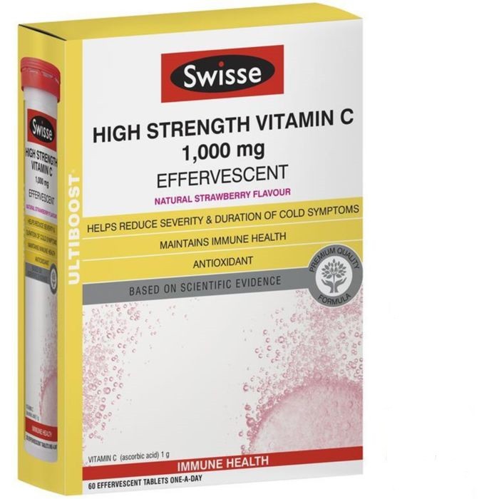 Swisse High Strength Vitamin C 1000mg 60 Tablets