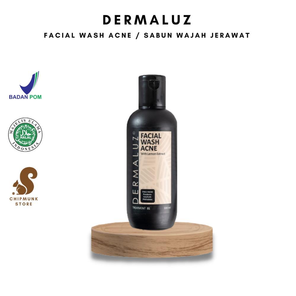 [PROMO AR754] Dermaluz Facial Wash Acne With Ekstrak Lemon / Sabun Jerawat Terkini