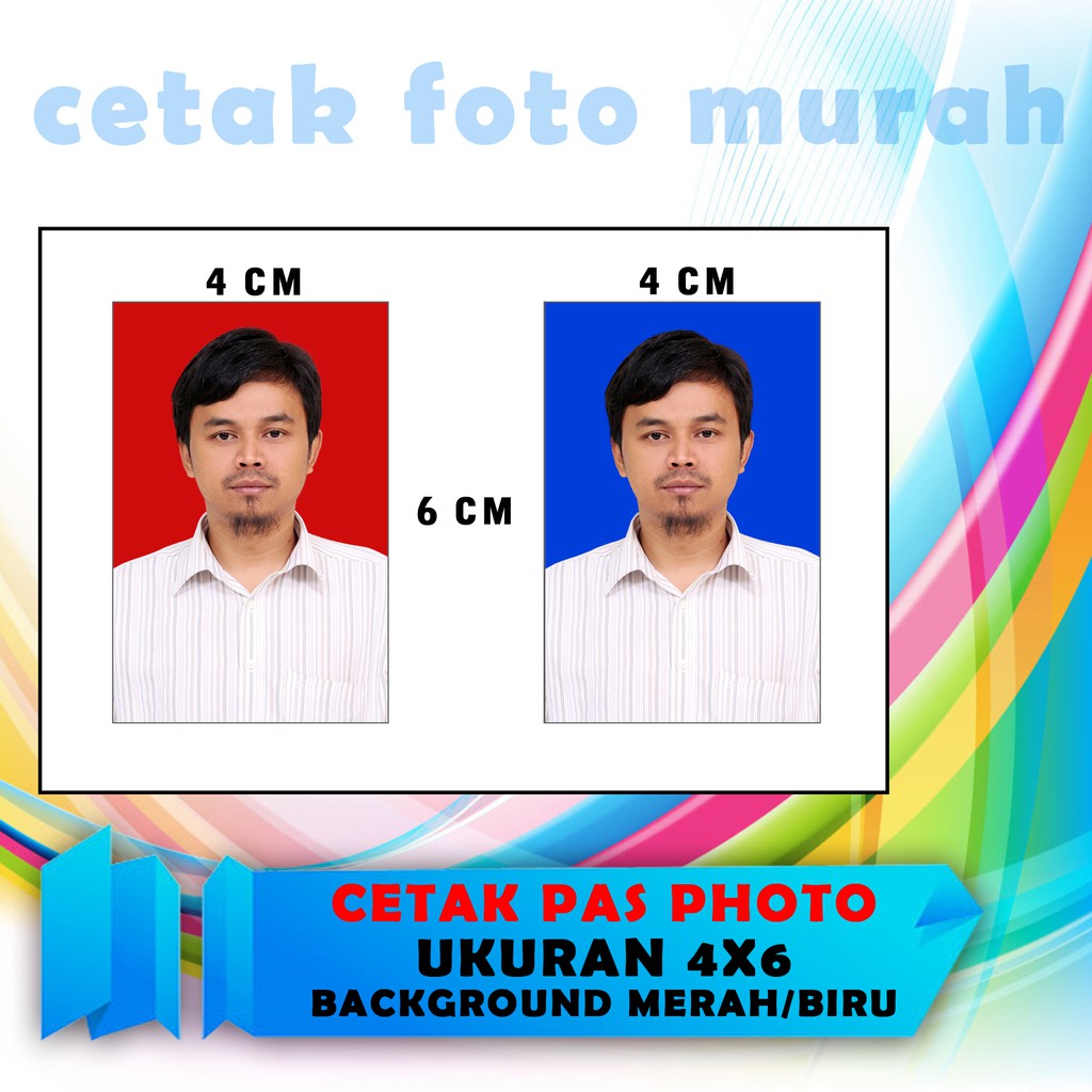 Cetak Pas Photo ukuran 4x6 Harga per Lembar | Shopee Indonesia