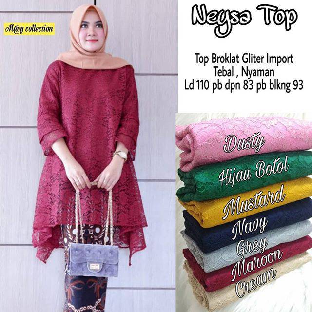 Brukat blouse - neysa