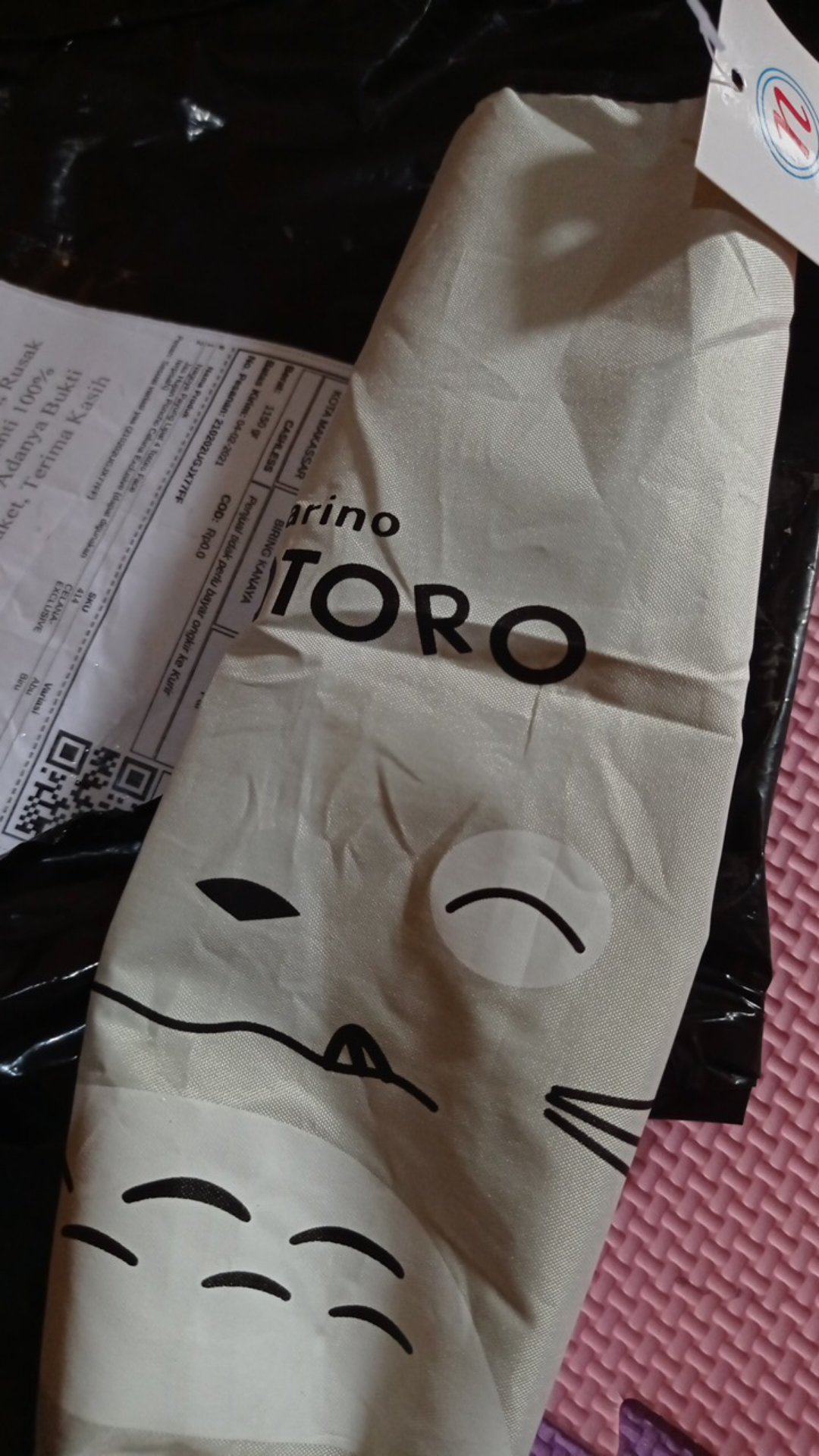 Nagoya Payung Lipat 4 Totoro Face