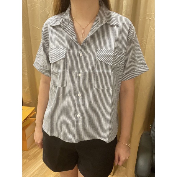 Kemeja Garis / blouse / blus / pakaian wanita