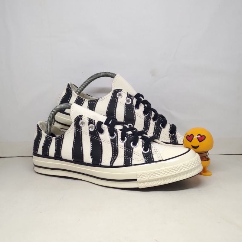 CONVERSE CHUCK 70 OX HACKED ARCHIVE PRINT EGRET/BLACK ORIGINAL 168906C
