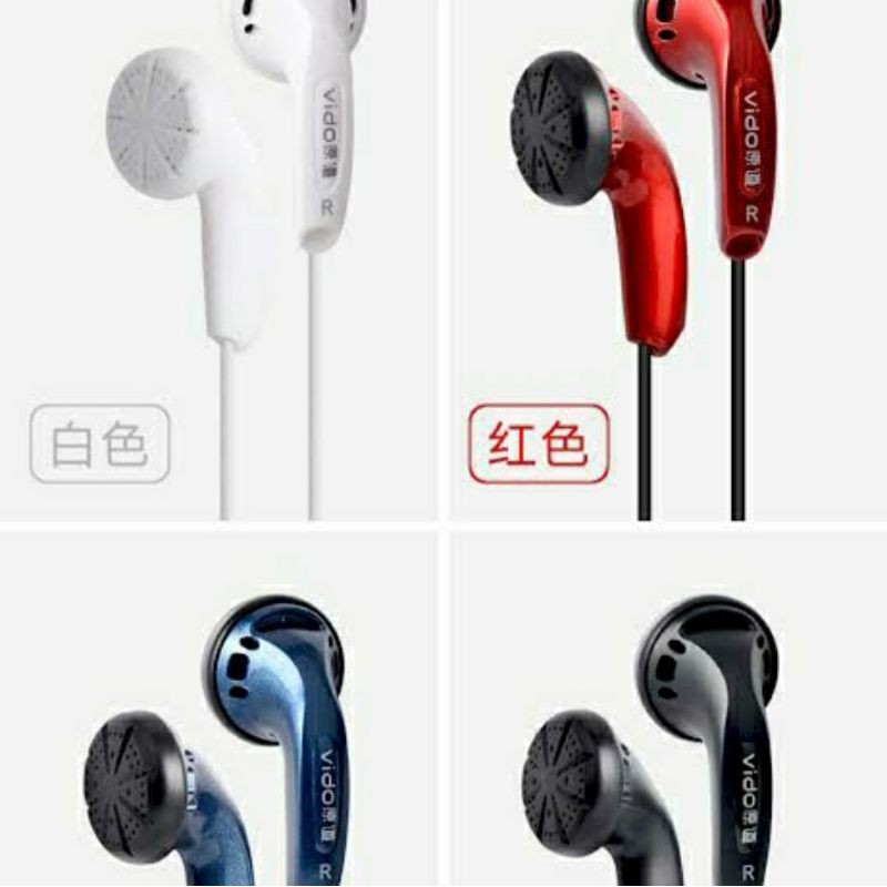 Vido VIDO earbud irbat no mic | bukan kgis kbear stellar ks k's earphone headset