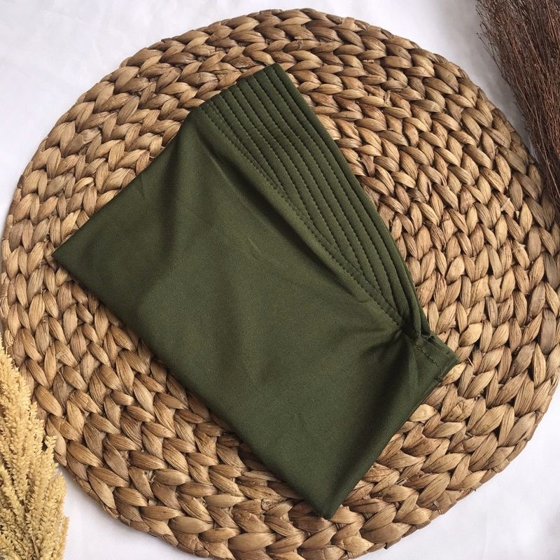 Jilbab Sport / Bergo Sport (Olahraga)-Army
