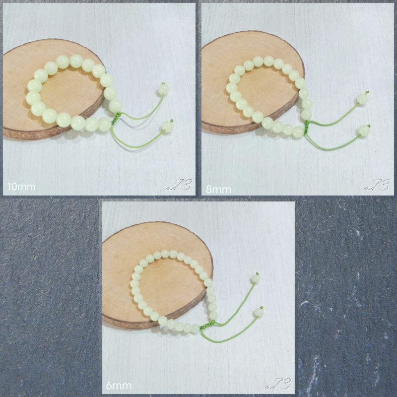 Gelang Tali Serut Batu Fosfor Natural