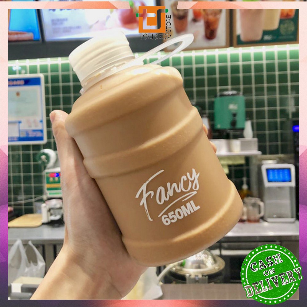 OFM-C307 Botol Minum Bentuk Galon 650ml / Galon Mini Anak / Botol Air Minum Plastik Unik BPA FREE / Kids Water Bottle-5