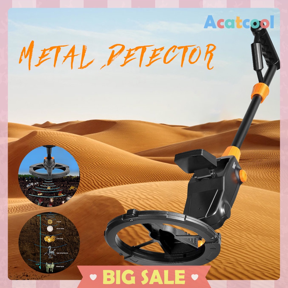 MD1008A Underground Metal Detector LCD Gold Jewelry Treasure Finders Seeker