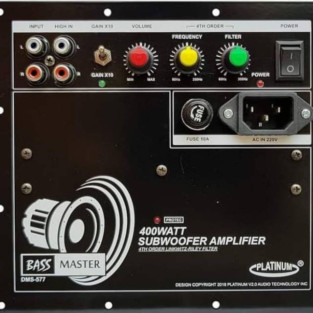 KIT POWER SUBWOOFER DMS 577