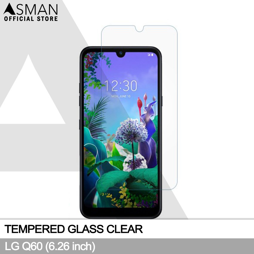 Tempered Glass LG Q60 (6.26&quot;) | Anti Gores Pelindung Layar Kaca - Bening