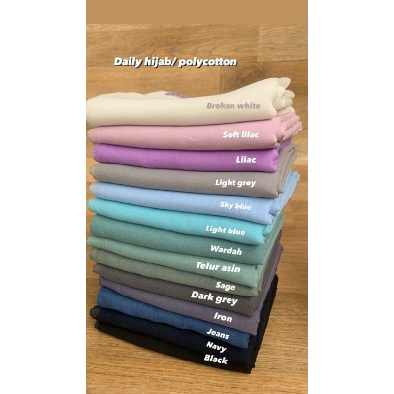 Katalog DAILY HIJAB SQUARE/ POLYCOTTON /Bella square-3