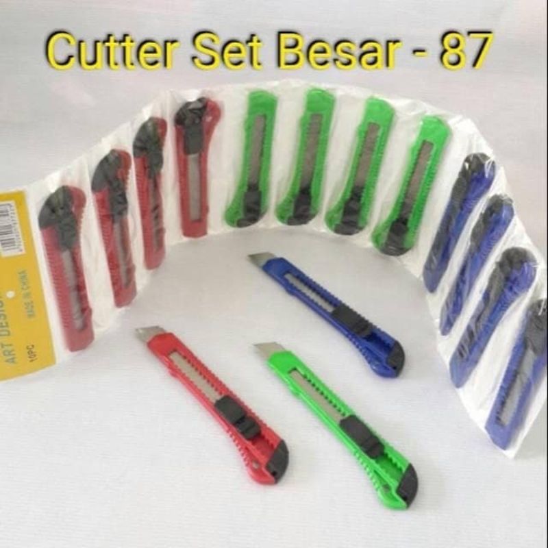 

Cutter Besar - 87 / Pisau Besar / Cutter Termurah / Pemotong