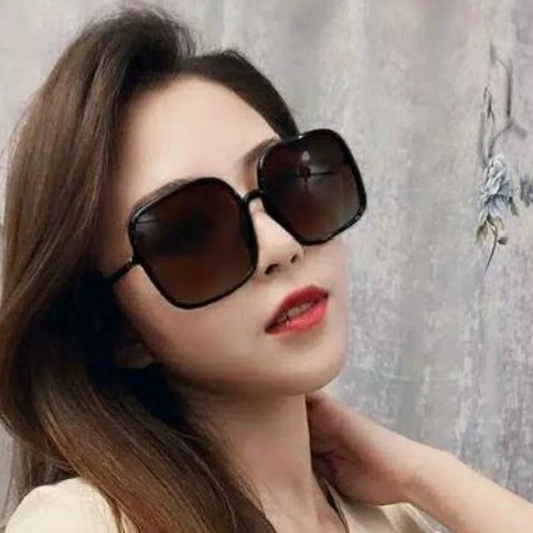 BAJ Kacamata Wanita Hitam Kotak Gaya Style Sunglasses Kaca Mata Fashion Eyewear KC016 (6178)