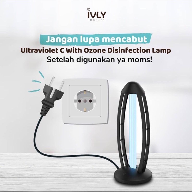 IVLY NATURE UVC+Ozone Disinfection Lamp