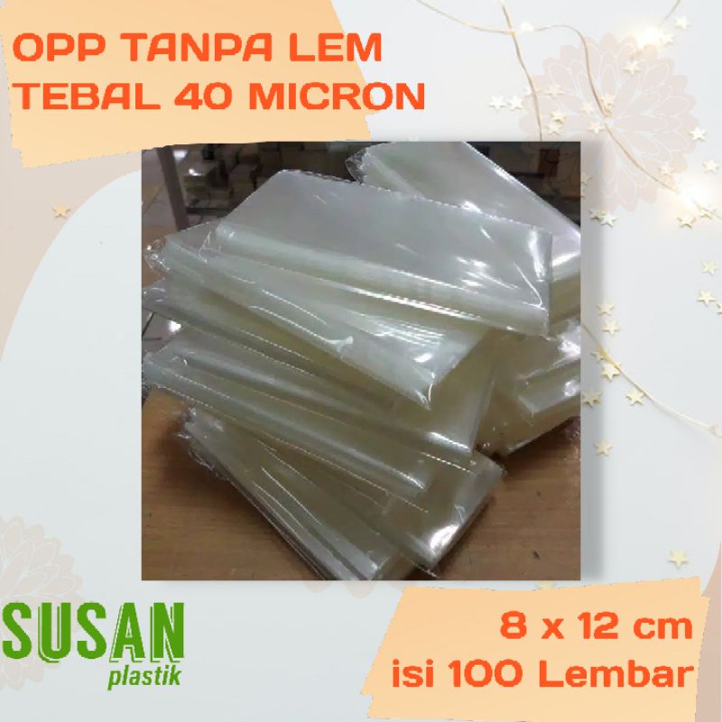 Jual Plastik Opp Tanpa Lem Aksesoris Plastik Kaca Plastik Ukuran Kecil 8x12 Shopee Indonesia 1448