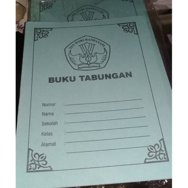 BUKU TABUNGAN SEKOLAH UNTUK PEMBUKUAN KEUANGAN