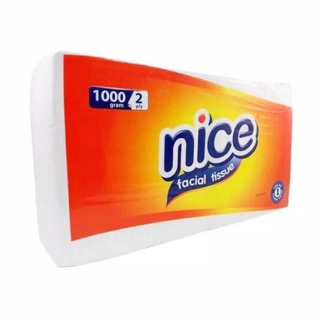 TISUE NICE ( FACIAL TISSUE ) JUMBO 900 GRAM 9 Ons 2PLY TISSUE NICE TERMURAH