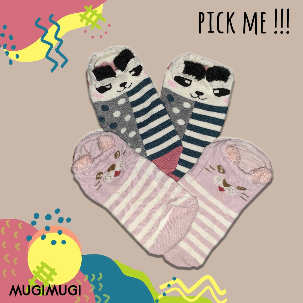  Kaos  Kaki Cute Series Kaos  Kaki Dewasa  Motif Panda 