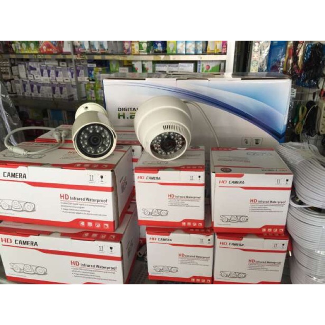 CCTV JMK 8 channel set lengkap dengan kabel dll