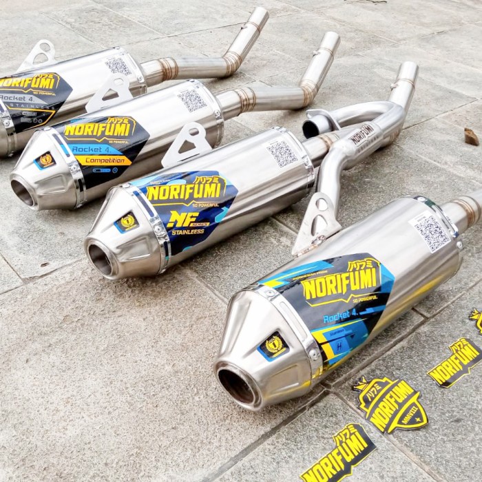 KNALPOT NORIFUMI KLX,CRF Kompetisi REDY STOK - crf