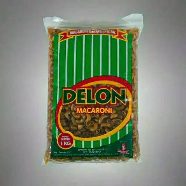 

1kg Makaroni Delon Hijau 1 kg ( Mengembang / Mekar ) Kerupuk Krupuk