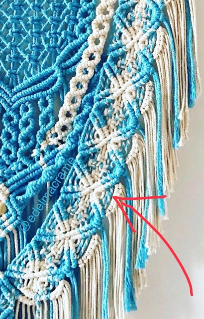 Tali katun Macrame Belang 4mm twist Part I