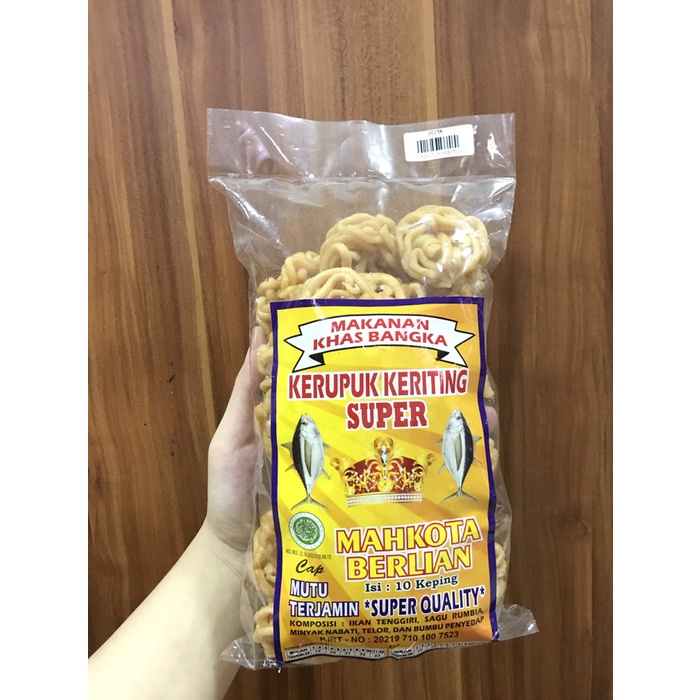 

Kerupuk bangka / kemplang / kerupuk mentah / mahkota berlian 500gr