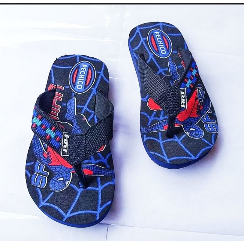 Sendal Karakter Anak Spiderman Spon CREATIVE