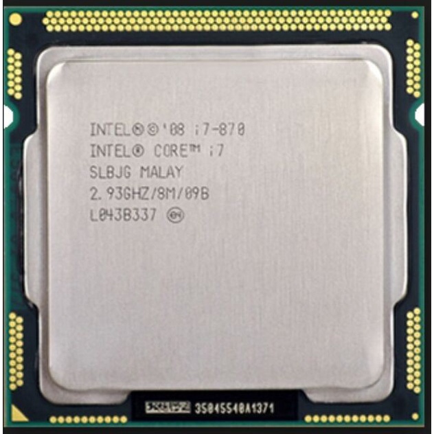 PROCESSOR INTEL CORE i7 GEN 1 i7 860 i7 870 FAN