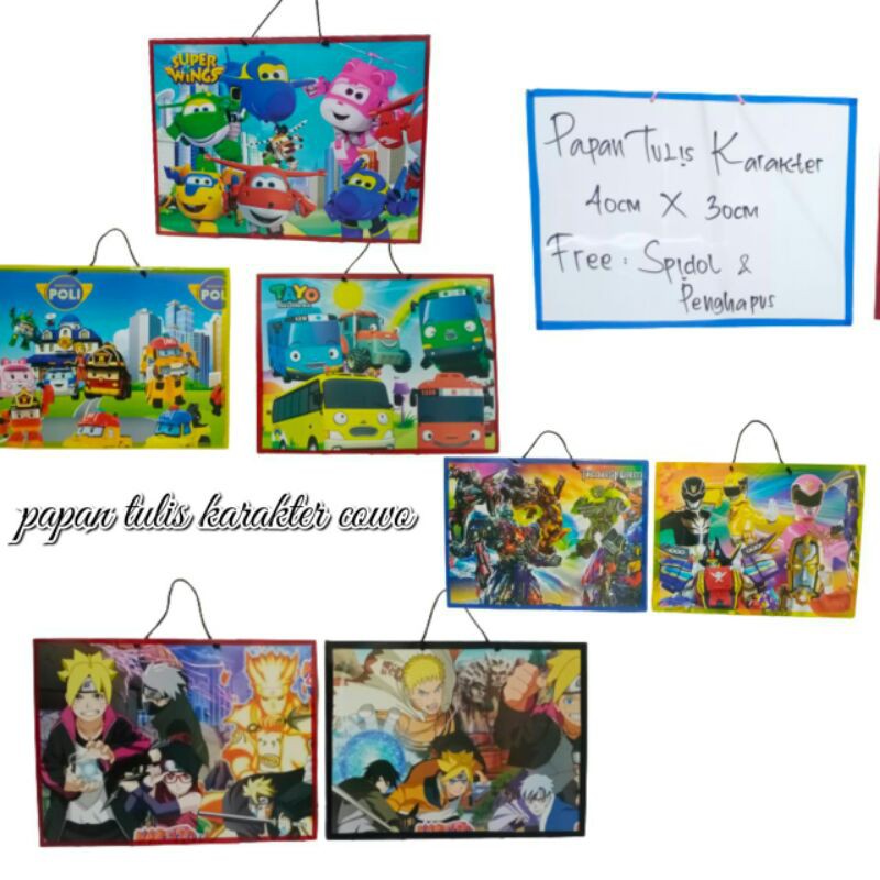 

Papan Tulis Gantung Karakter