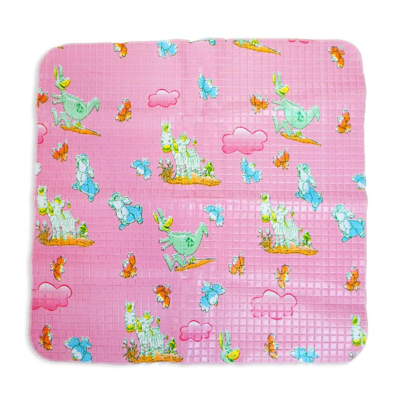 Perlak Bayi Jumbo XXL 70x70 / Perlak Bayi Besar Extra Jumbo new born, Bahan Karet - Pvc Sheet (grosir)