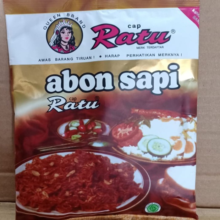 

Q0121Sa Abon Sapi Cap Ratu 90 Gr D5qs44