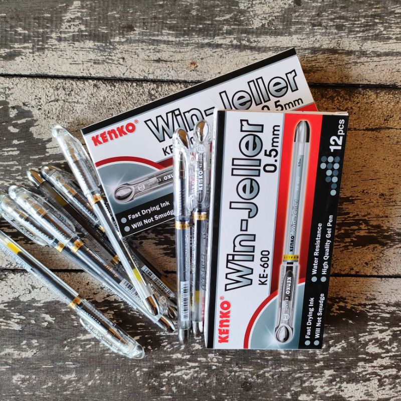 

PALING LARIS !!! Bolpoin Kenko Gel Win-Jeller 0.5mm [Dapat 12Pcs]