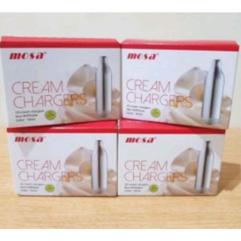 

Mosa Whiping cream charger, 10Kotak