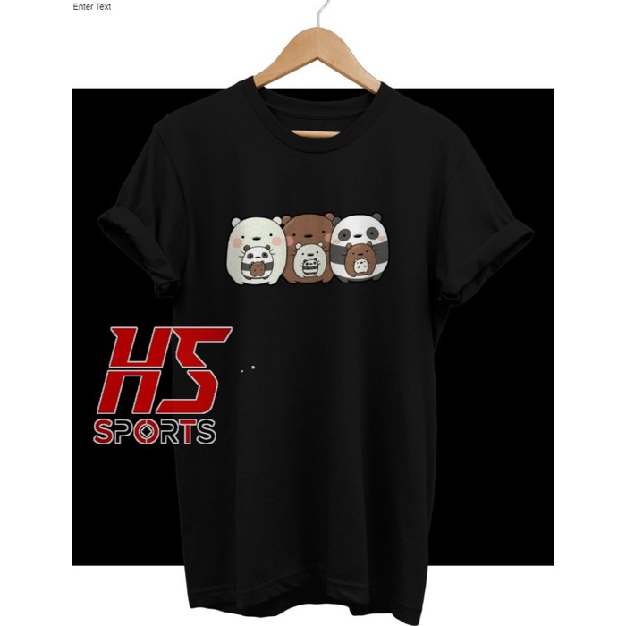 BAJU - KAOS WE BARE BEARS BABY KANGAROO - TSHIRT WE BARE BEAR