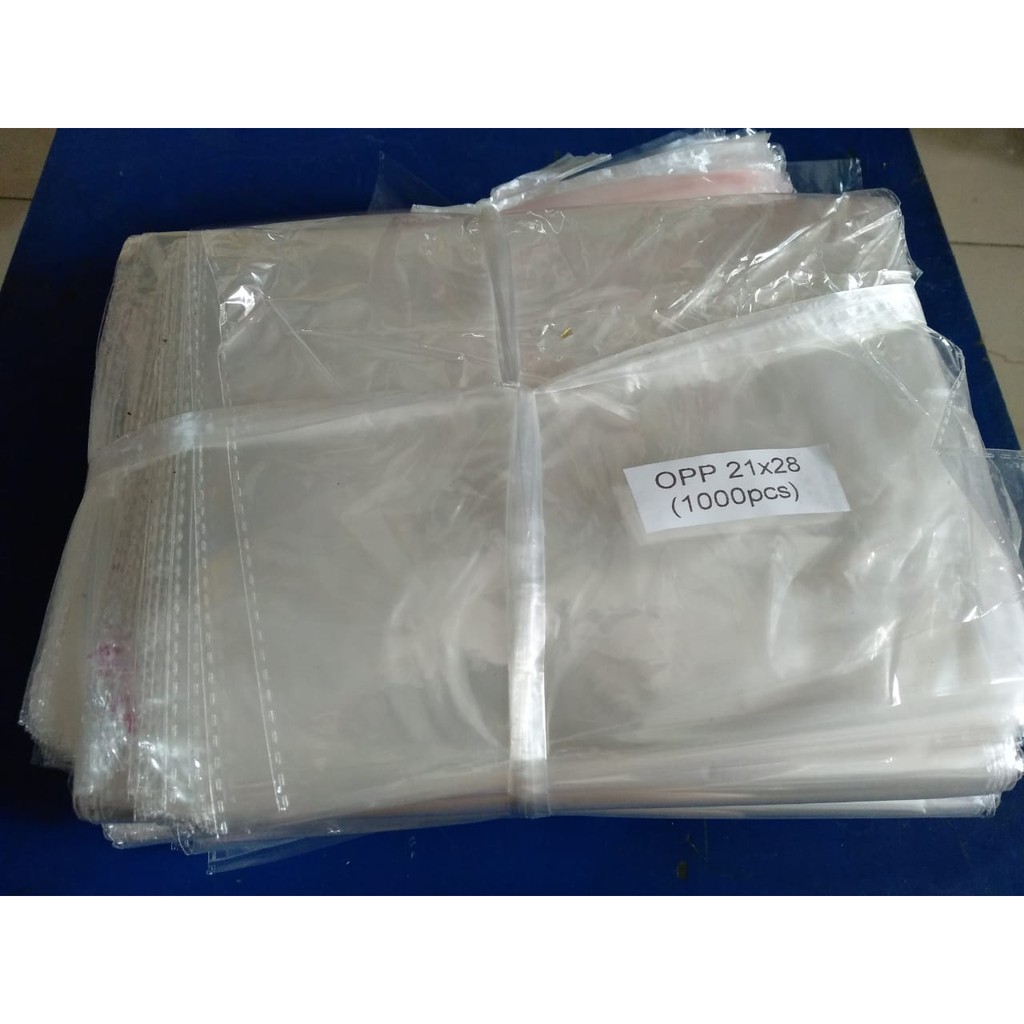 Plastik OPP Seal / Plastik Packing Uk. 21x28