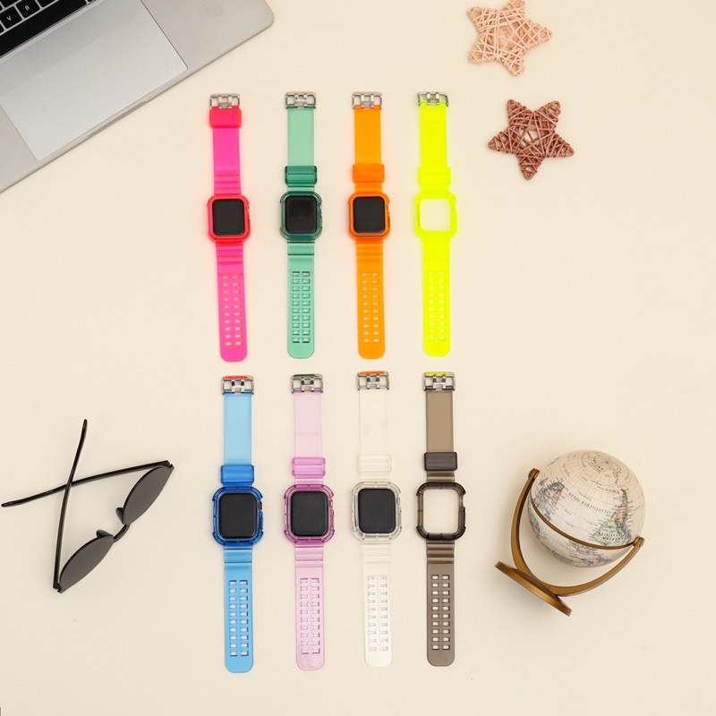 GLACIER STRAP APPLE WATCH IWATCH TRANSPARANT 8 COLOR