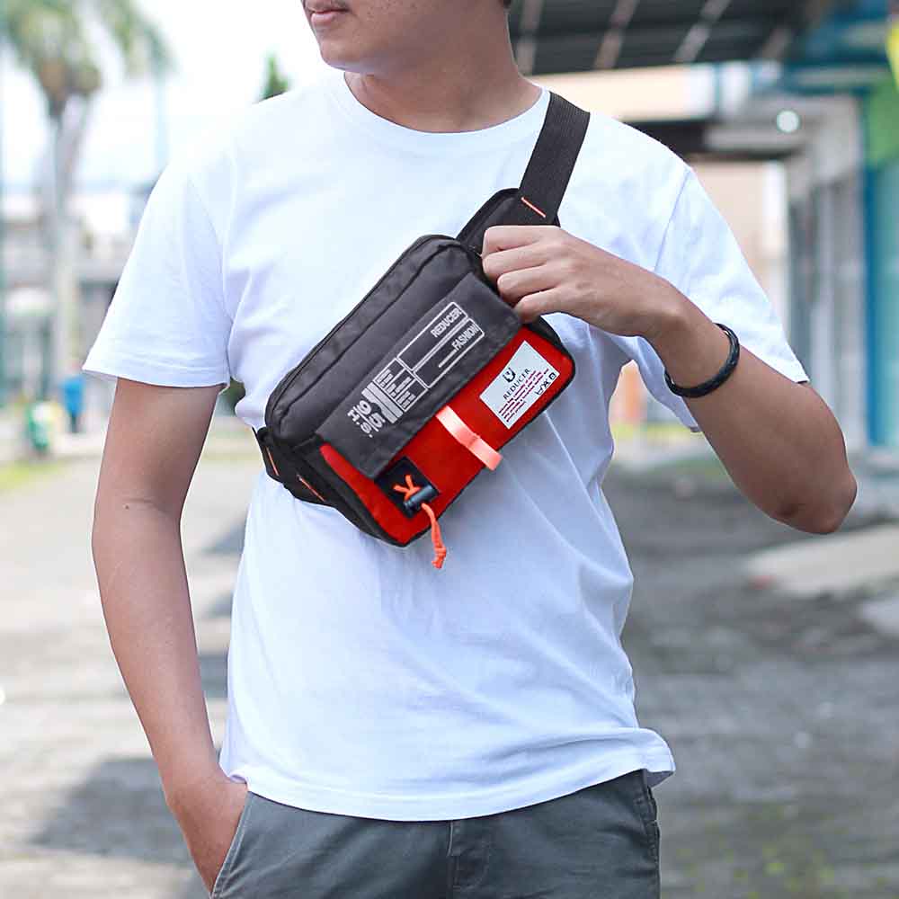 Waist bag Pria Tas Pinggang Terbaru 611