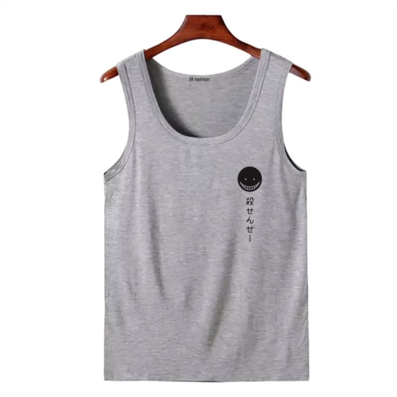 ((IB))KAOS SINGLET DEWASA/SMILE KOREA DIGITAL SABLON