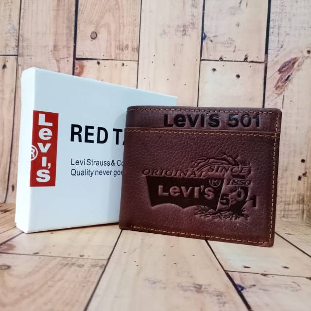 levis leather wallet