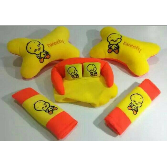 Bantal mobil 3 in 1 Tweety