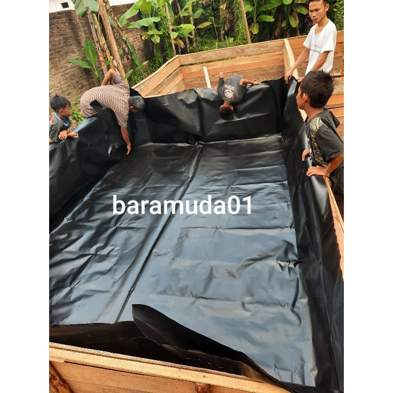 Terpal kolam ikan HDPE GEOMEMBRAN Micron300 kualitas terbaik