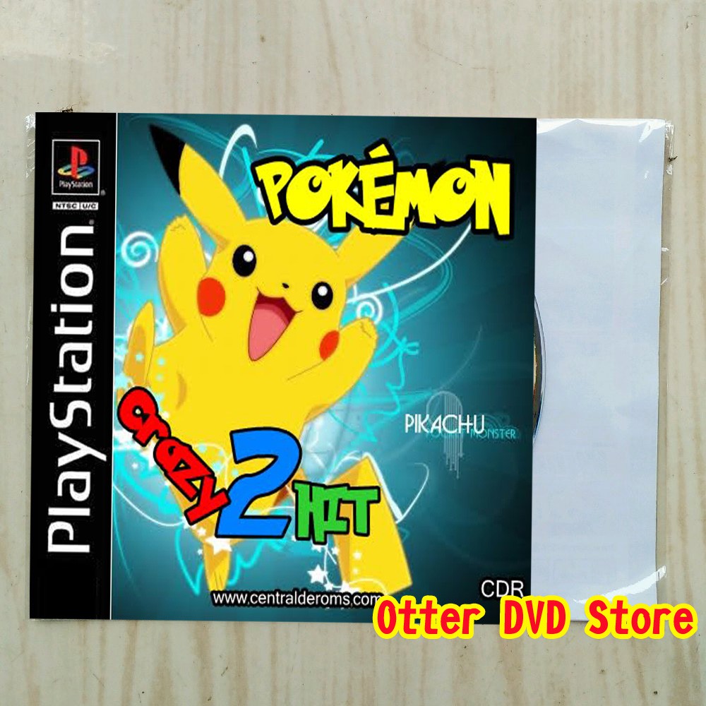 Kaset CD Game Ps1 Ps 1 Pokemon - Crazy Hit 2 Hits 2