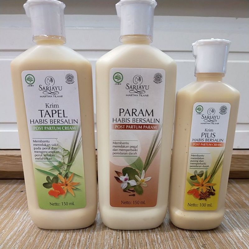 Sariayu parem pilis dan tapel habis bersalin 150ml