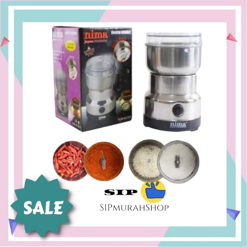 Penggiling Kopi Electric Coffee Grinder Blender Bumbu Dapur / Blender Alat  Penggiling Kopi Obat Biji Kacang Bumbu Dapur Electric / Blender Kopi Penghalus kopi Penghancur Kopi Merk Nima / BLENDER PORTABLE / BLENDER 150W PENGHALUS BUMBU GRINDER PENGHALUS