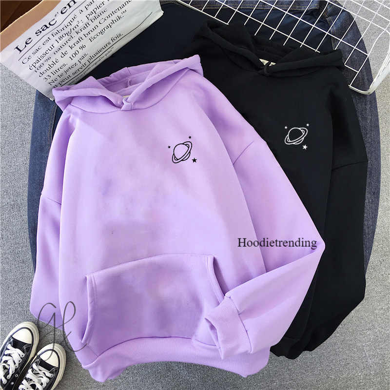 HODISO - Planet Bintang Luar Angkasa Hoodie Jumper Pullover