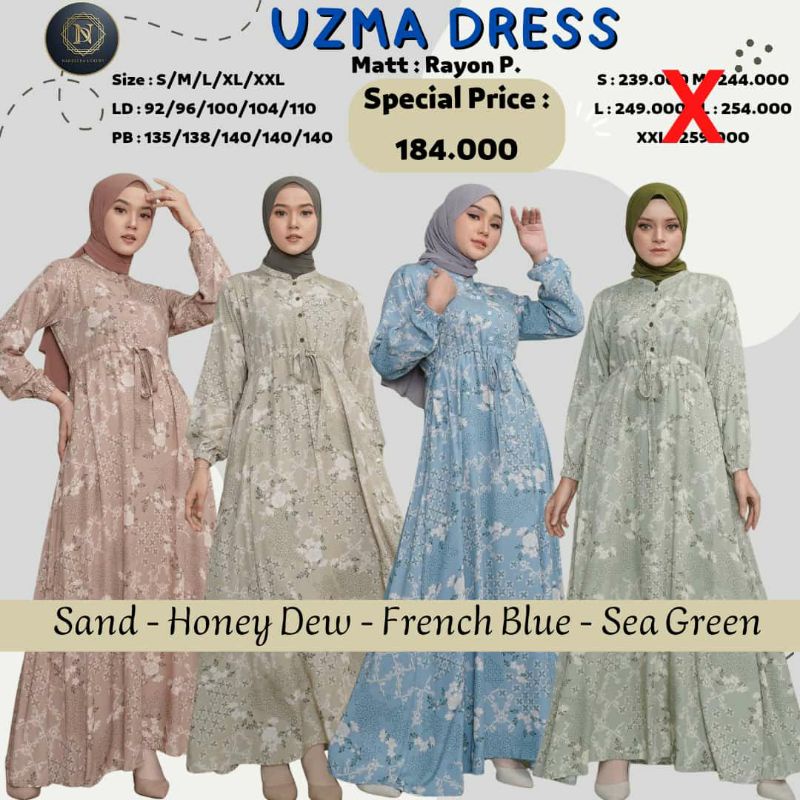 Uzma Dress by nadheera luxury