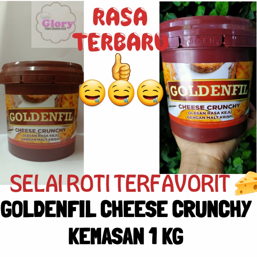 

goldenfil chesee cruchy 1kg/topping roti/selai roti