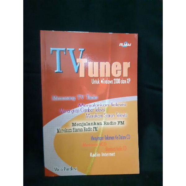 Buku komputer TV Tuner untuk windows 2000 dan XP