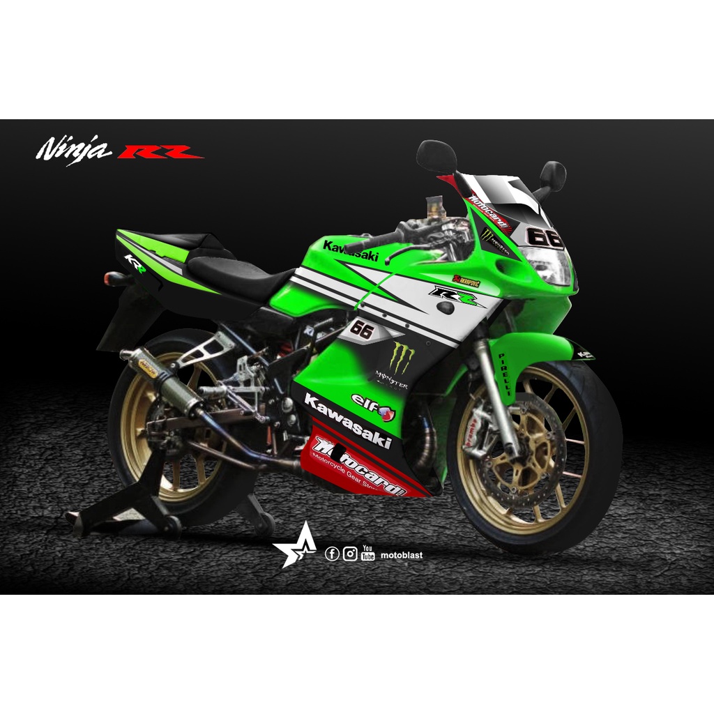 Decal stiker Kawasaki Ninja 150RR KRT Anniversary Fullbody Motoblast